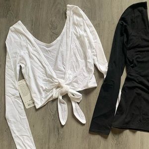 Lululemon it’s a tie long sleeve white